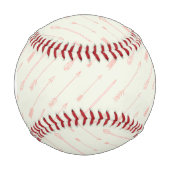 Korallenpfeile mit Umrandung Muster Baseball (Vorderseite)
