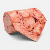 Korallenpfirsiche Krawatte (Gerollt)