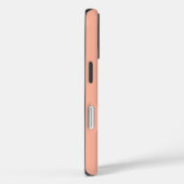 Korallenpfirsichfarben Case-Mate iPhone Hülle (Rückseite / Rechts)