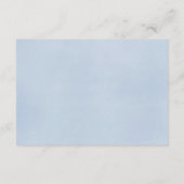 Korallenpfirsichfarben Hochzeit RSVP Begleitkarte (Rückseite)