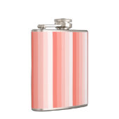 Korallenpfirsichstreifen Flachmann (Rechts)