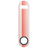 Korallenpfirsichstreifen Speed Flaschenöffner (Vorderseite)
