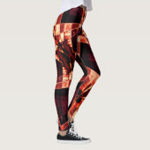 Korallenrechtecke, dunkel leggings (Rechts)