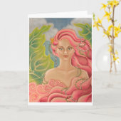 Korallenriemenkarte Karte (Gelbe Blume)