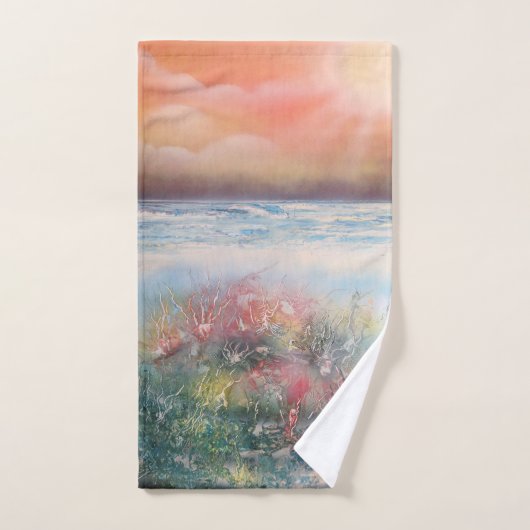 Korallenriff Badhandtuch Set (Handtuch)