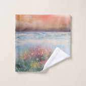 Korallenriff Badhandtuch Set (Waschlappen)