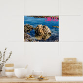 Korallenriff bei Ebbe Poster (Küche)