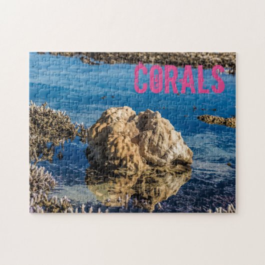 Korallenriff bei Ebbe Puzzle (Horizontal)
