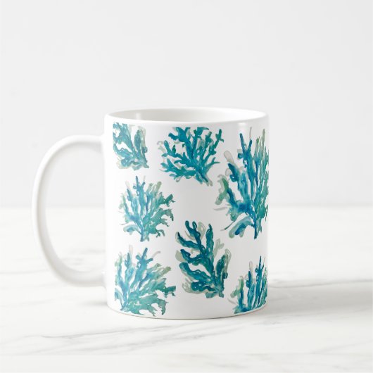 Korallenriff Blaue Küste Leben Kaffeetasse (Links)