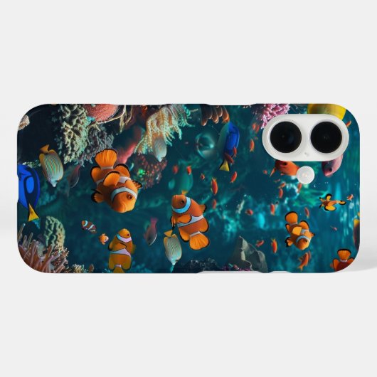 Korallenriff Case-Mate iPhone Hülle (Rückseite (Horizontal))