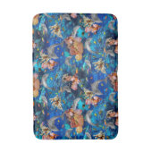 Korallenriff-Delphine und Fische Badematte (Vorderseite Vertikal)