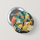 Korallenriff der großen Sperre Button (Vorne & Hinten)