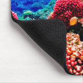 Korallenriff farbenfrohe Ozeanwelt Mousepad (Ecke)
