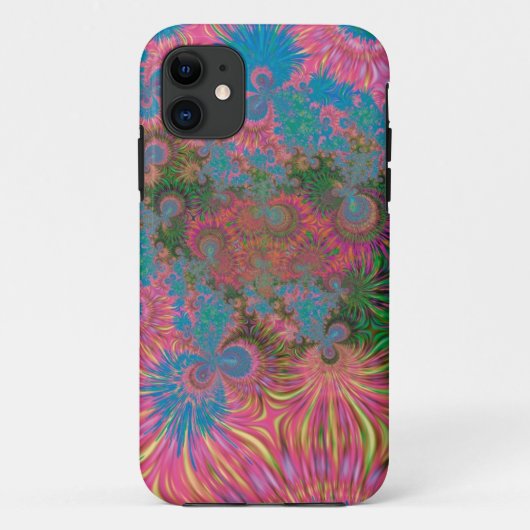 Korallenriff-Fraktal-Abstraktkunst Case-Mate iPhone Hülle (Rückseite)