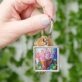 Korallenriff Great Barrier Reef Kunst Schlüsselanhänger (Hand)