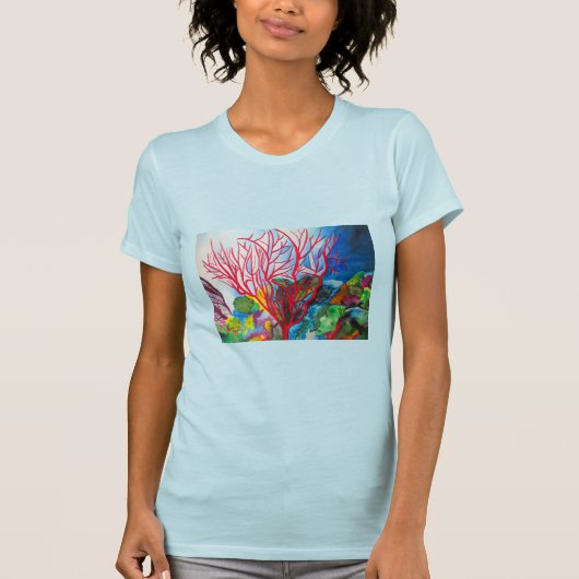 Korallenriff Great Barrier Reef Kunst T-Shirt (Vorderseite)