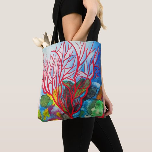 Korallenriff Great Barrier Reef Kunst Tasche (Von Nahem)