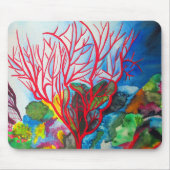 Korallenriff-Great Barrier Reef Ozeankunst Mousepad (Vorne)