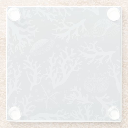 Korallenriff im Hipster Glasuntersetzer (Rückseite)