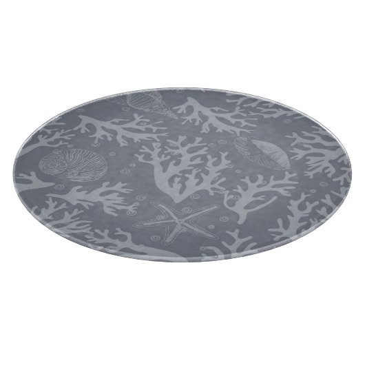 Korallenriff im Hipster Schneidebrett (Ecke)