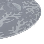 Korallenriff im Hipster Schneidebrett (Ecke)