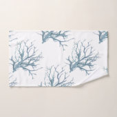 Korallenriff in dunkelblau badhandtuch set (Handtuch)