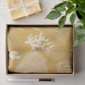 Korallenriff in gelbem Papier (Geschenk)