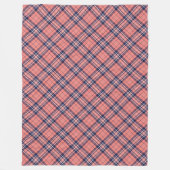 Korallenriff Kariert Blanket - Rustikaler Charm fü Fleecedecke (Vorderseite)