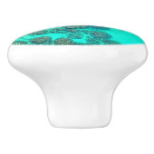 Korallenriff-Keramik Keramikknauf (Seitenansicht)