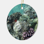 Korallenriff Keramik Ornament (Links)