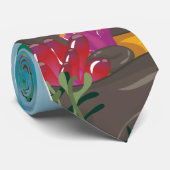 Korallenriff Krawatte (Gerollt)