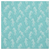 Korallenriff-KüstenSeepferd-Aqua-Blau Stoff (Muster)