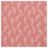 Korallenriff-KüstenSeepferd-Rosa Stoff (Muster)