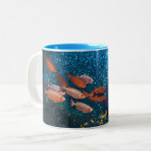 Korallenriff-Landschaft | Großauge oder Zweifarbige Tasse (Vorderseite Links)