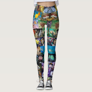 Korallenriff — Leben in der Marine: Fische und T Leggings