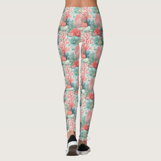 Korallenriff Leggings (Rückseite)