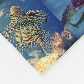 Korallenriff Meereslebewesen Fotos sammeln Fleecedecke (Ecke)