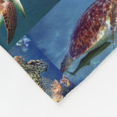 Korallenriff Meereslebewesen Fotos sammeln Fleecedecke (Ecke)