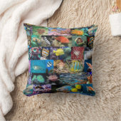 Korallenriff Meerestiere, erzieherische Kinder Kissen (Decke)