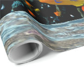 Korallenriff mit Feuerkorallen und exotischen Fisc Geschenkpapier (Rolleneckpunkt)