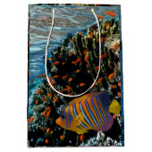 Korallenriff mit Feuerkorallen und exotischen Fisc Mittlere Geschenktüte (Vorderseite)
