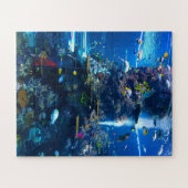 Korallenriff mit Fischen Puzzle (Horizontal)