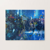 Korallenriff mit Fischen Puzzle (Horizontal)