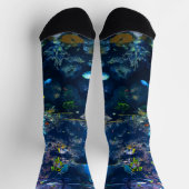 Korallenriff mit Fischen Socken (Oben)