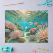 Korallenriff Nachmittag, Design 3 Seidenpapier (Basteln)