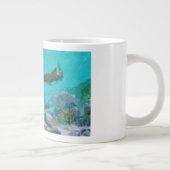 Korallenriff Nurse Shark & Octopus Jumbo Tasse (Rechts)