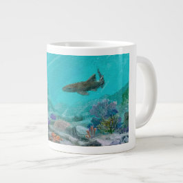 Korallenriff Nurse Shark & Octopus Jumbo Tasse