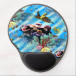 Korallenriff-Ozean-Seeleben-Mausunterlage Gel Mousepad<br><div class="desc">Diese Mausunterlage kennzeichnet ein Korallenriff mit einer Schildkröte,  einem Seedrachen und Fischschwimmen um ursprüngliches Ozeanwasser.</div>