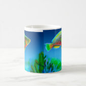 Korallenriff-Papageienfisch-Tasse Kaffeetasse (Mittel)