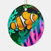 Korallenriff Percula Clown Anenome Keramikornament (Links)